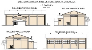 zdjęcie Sala gimnastyczna przy ZS w Zyndakach
