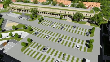 zdjęcie z budowy Gminny Ośrodek Zdrowia