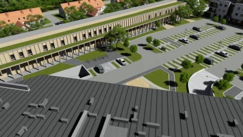 zdjęcie z budowy Gminny Ośrodek Zdrowia