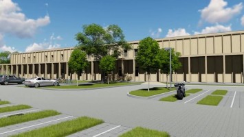 zdjęcie z budowy Gminny Ośrodek Zdrowia