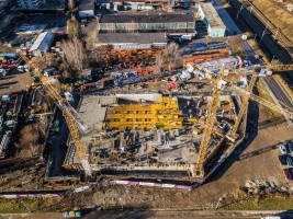 zdjęcie z budowy Viva Piast