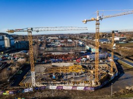 zdjęcie z budowy Viva Piast