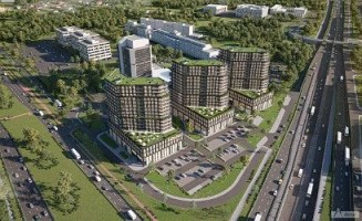 zdjęcie z budowy SkyTrust Solidarności