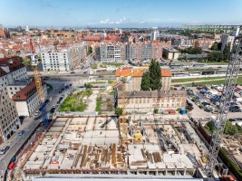 zdjęcie z budowy Chmielna 78 Hotel Gdańsk