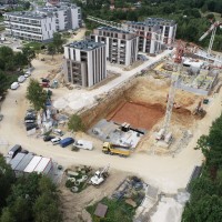 zdjęcie z budowy Dzielnica Trust