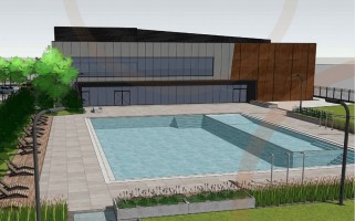 zdjęcie z budowy Aquapark na Zakrzowie