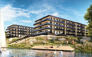 zdjęcie z budowy Marina Serock