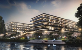 zdjęcie z budowy Marina Serock