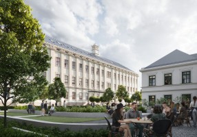 zdjęcie z przebudowy NOHO Dolnych Młynów