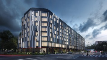 wizualizacje Hotel Mercure i ibis Warszawa Bielany