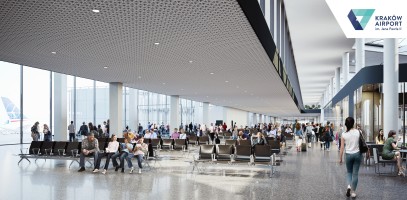 wizualizacje Międzynarodowy Port Lotniczy im. Jana Pawła II Kraków-Balice