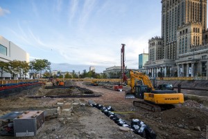 zdjęcie z budowy TR Warszawa