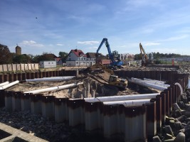 zdjęcie z budowy Marina Royale