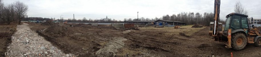wykonawca jest  w trakcie zagospodarowania placu budowy