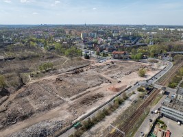 zdjęcie z budowy OTO Park Siemianowice