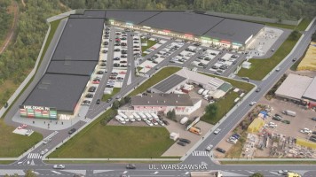 wizualizacje Park handlowy Osada