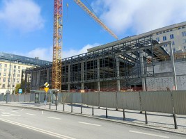 zdjęcie z przebudowy Narodowy Bank Polski