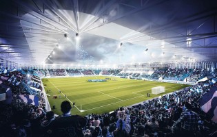 wizualizacje Nowy stadion Ruchu Chorzów