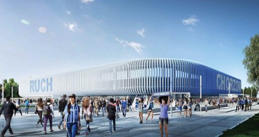 wizualizacje Nowy stadion Ruchu Chorzów