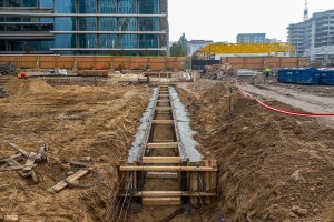 zdjęcie z budowy AFI Tower