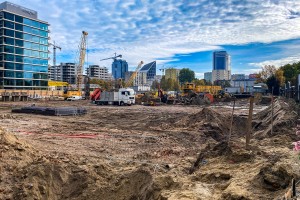 zdjęcie z budowy AFI Tower