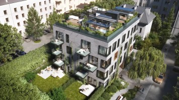 zdjęcie z budowy Evergreen Residence Mokotów