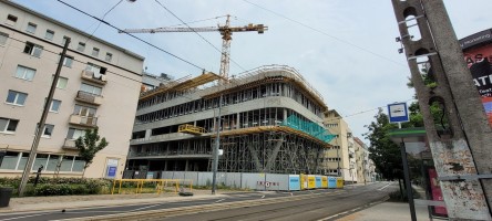 zdjęcie z budowy Budynek ambulatoryjny Wielkopolskie Centrum Onkologii