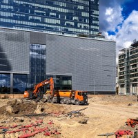 zdjęcie z budowy AFI Tower