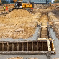 zdjęcie z budowy AFI Tower