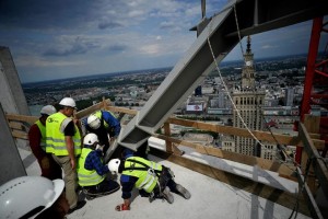 Montaż "czubka" Złotej 44