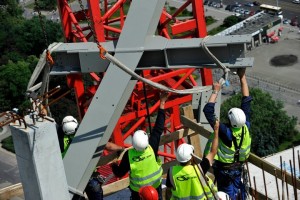 Montaż "czubka" Złotej 44