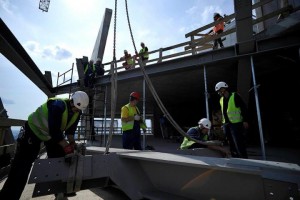 Montaż "czubka" Złotej 44