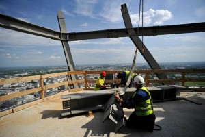 Montaż "czubka" Złotej 44