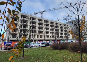 zdjęcie z budowy Osiedle Splot Wola