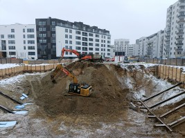 zdjęcie z budowy Apartamenty Karlińskiego 5