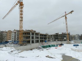 zdjęcie z budowy Apartamenty Literacka