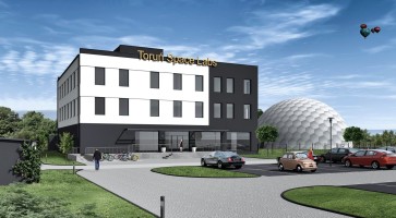 zdjęcie z budowy Toruń Space Labs