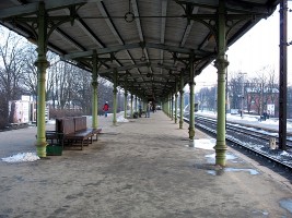 Peron dla pociągów SKM