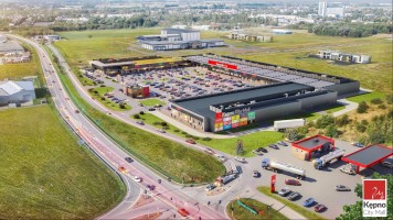zdjęcie z budowy Park handlowy Kępno City Mall