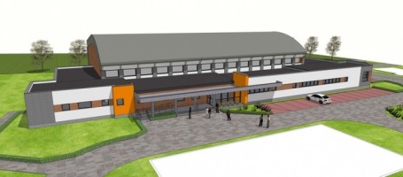 zdjęcie z budowy Hala sportowa Lisiec Wielki