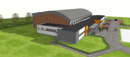 zdjęcie z budowy Hala sportowa Lisiec Wielki