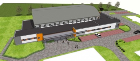 zdjęcie z budowy Hala sportowa Lisiec Wielki