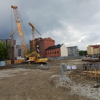 zdjęcie z budowy Awangarda Mogilska