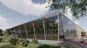 zdjęcie z przebudowy Centrum Edukacji Ekologicznej – Egzotarium