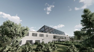 zdjęcie z przebudowy Centrum Edukacji Ekologicznej – Egzotarium