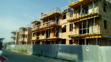 zdjęcie z budowy Słoneczne Miasteczko