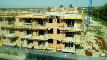 zdjęcie z budowy Słoneczne Miasteczko