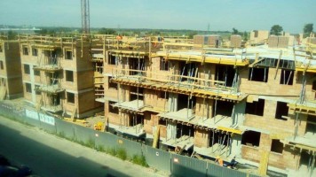 zdjęcie z budowy Słoneczne Miasteczko