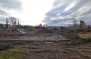 zdjęcie z budowy Bulwar Północny