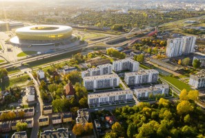 zdjęcie z budowy Bursztynowa Zatoka